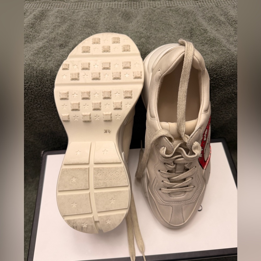 Gucci Women’s Rhyton Sneakers - Picture 4 of 13